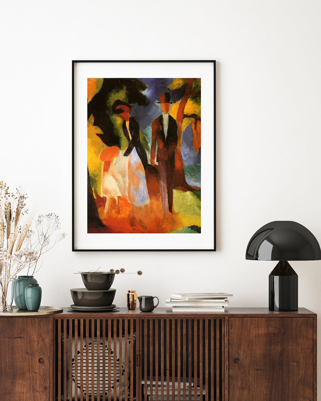 August Macke - Leute am blauen See