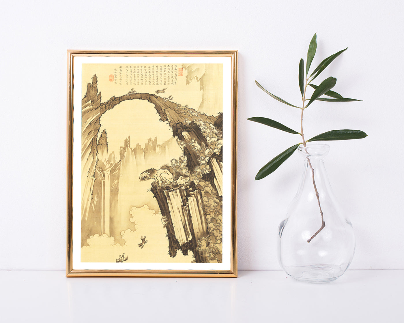 Itō Jakuchū - Raubtiere an Klippe