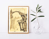 Itō Jakuchū - Raubtiere an Klippe