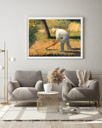 Georges Seurat - Bauer mit Hacke