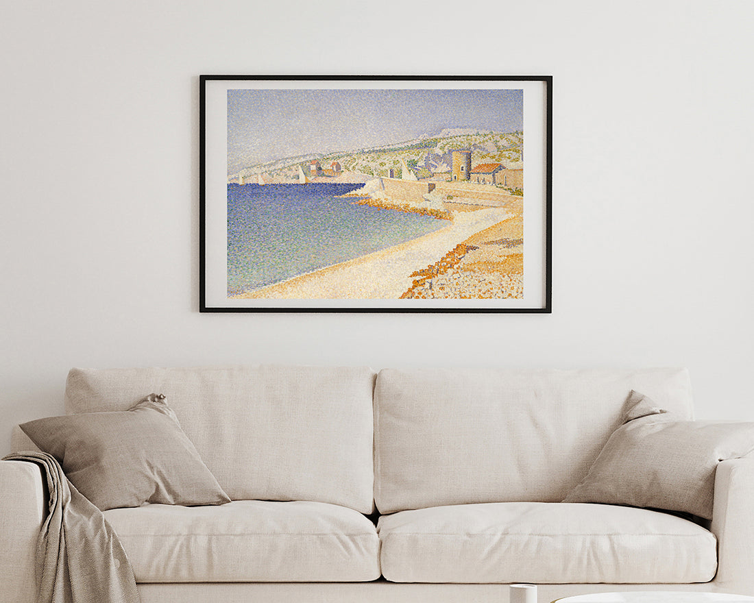 Georges Seurat - Der Anlegesteg in Cassis, Opus 198