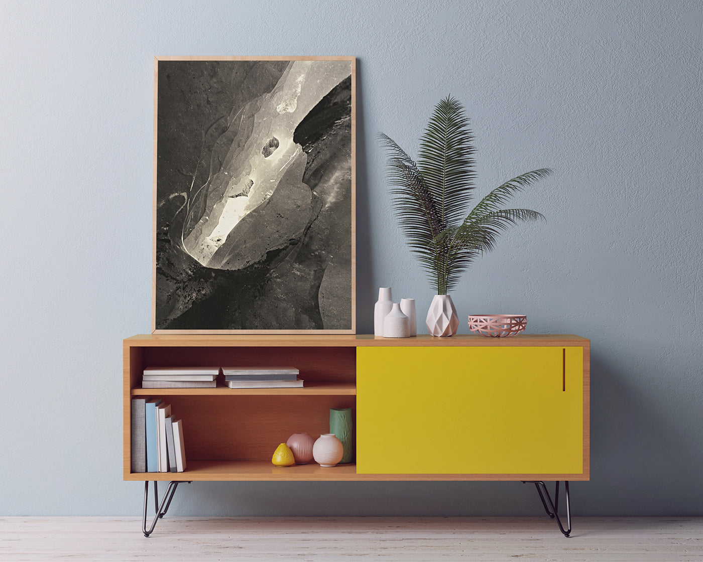 László Moholy Nagy - Schwarz-Weiß Fotografie - Felsen