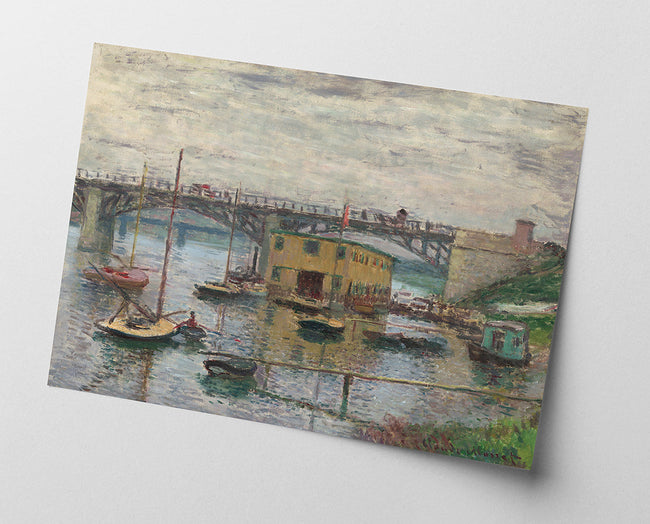 Claude Monet - Brücke bei Argenteuil an einem grauen Tag (1876) Main Image