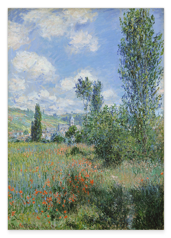 Claude Monet - Aussicht von Vétheuil