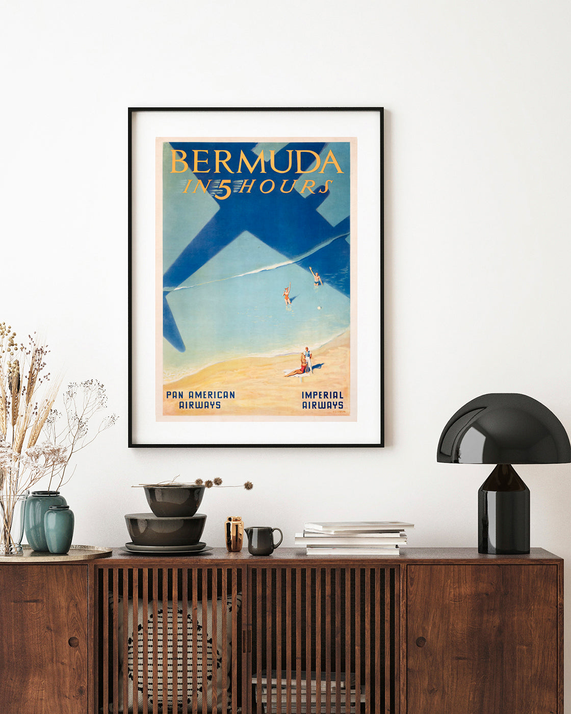 Pierre Fix-Masseau - Art Deco Werbeplakat - Bermuda