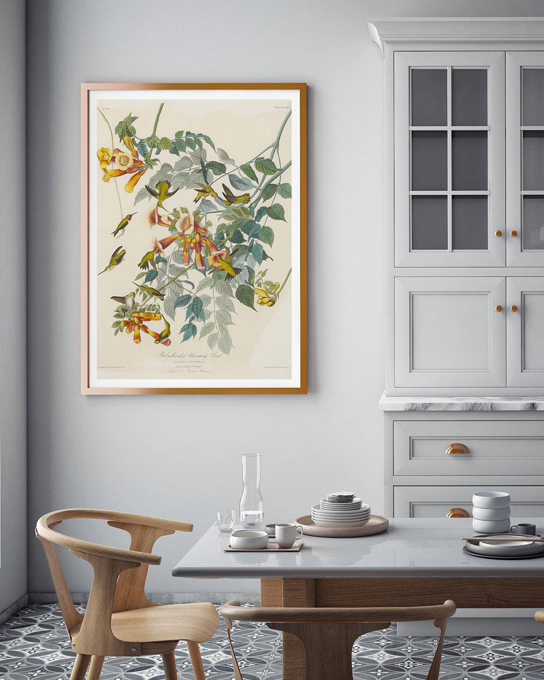 John James Audubon - Kolibris auf Nektarsuche