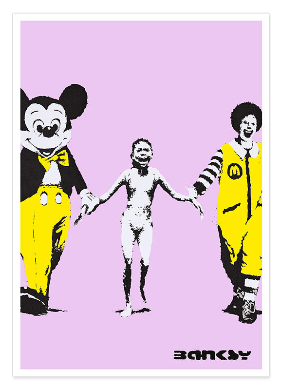 Banksy - Museum-Poster Gesellschaftskritik - Popkultur