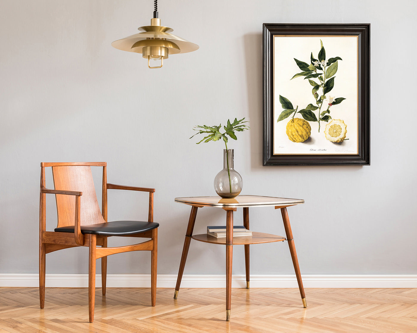 Citrus - Zitronen und Zitronenzweig