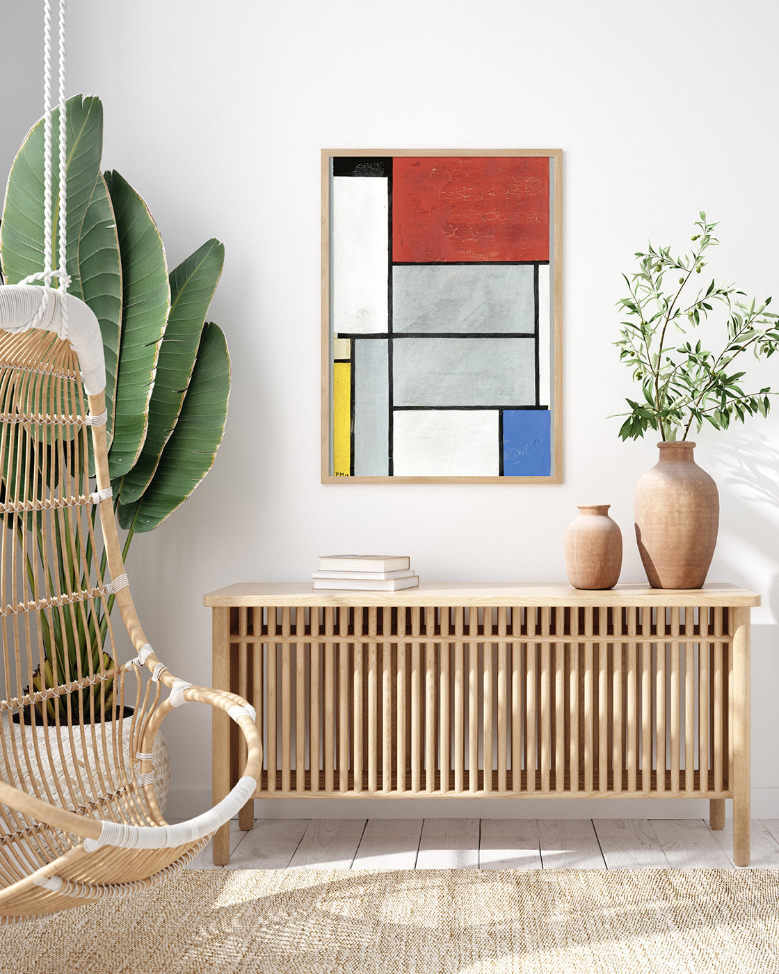 Piet Mondrian - Komposition - Bunte Geometrie