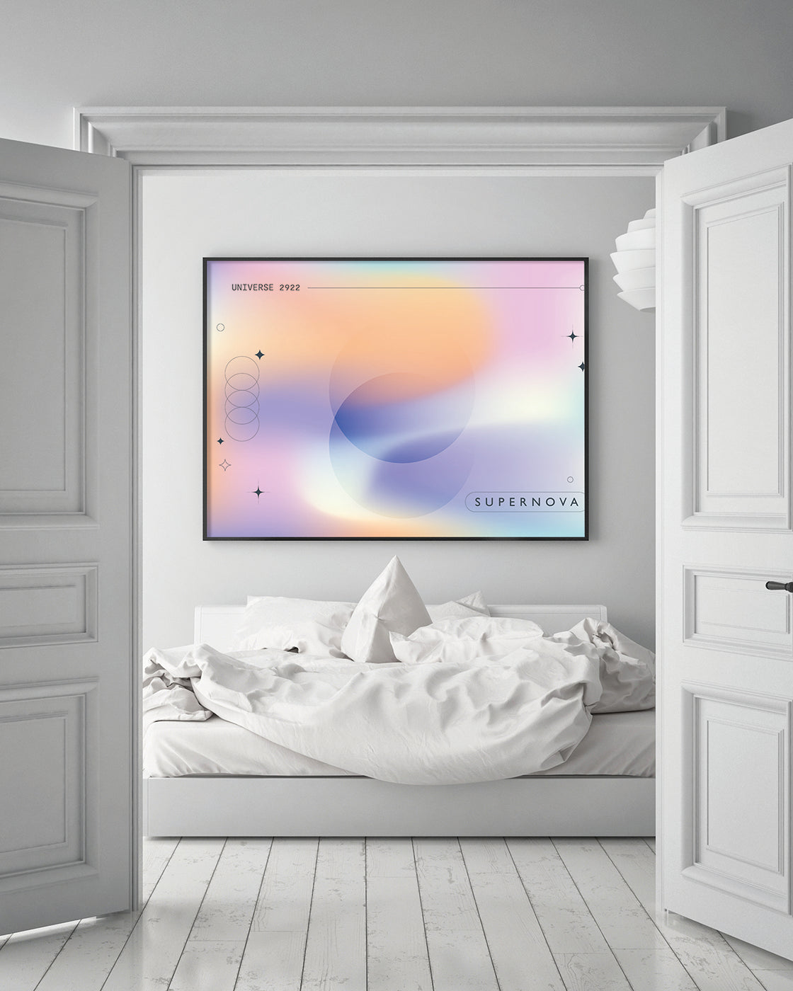 Supernova - Kreise in Pastellfarben