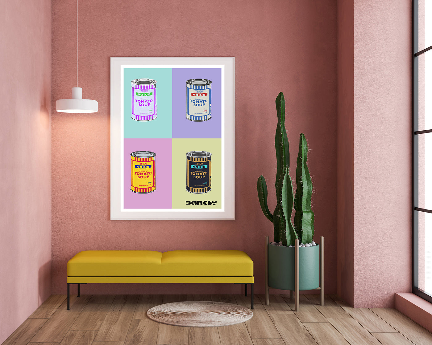 Banksy - Museum-Poster II Pop-Art Dosen Tomato Soup