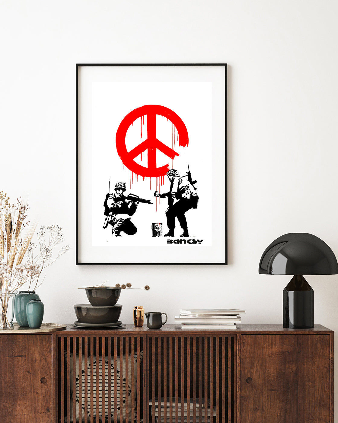 Banksy - Museum-Poster Armee malt Peace