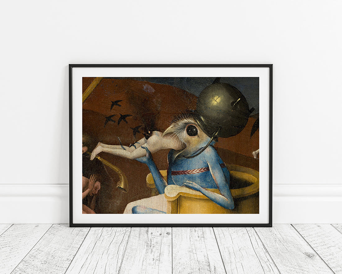 Hieronymus Bosch - Ausschnitt aus "Garten der Lüste" (I)