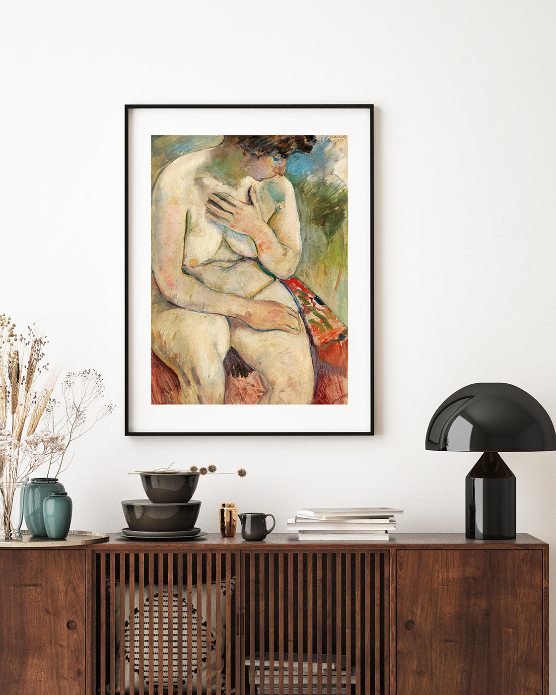 Jules Pascin - Nackte sitzende Frau