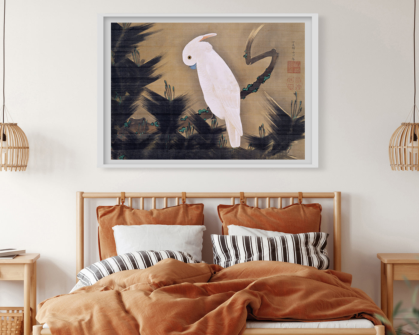 Itō Jakuchū - Weißer Kakadu