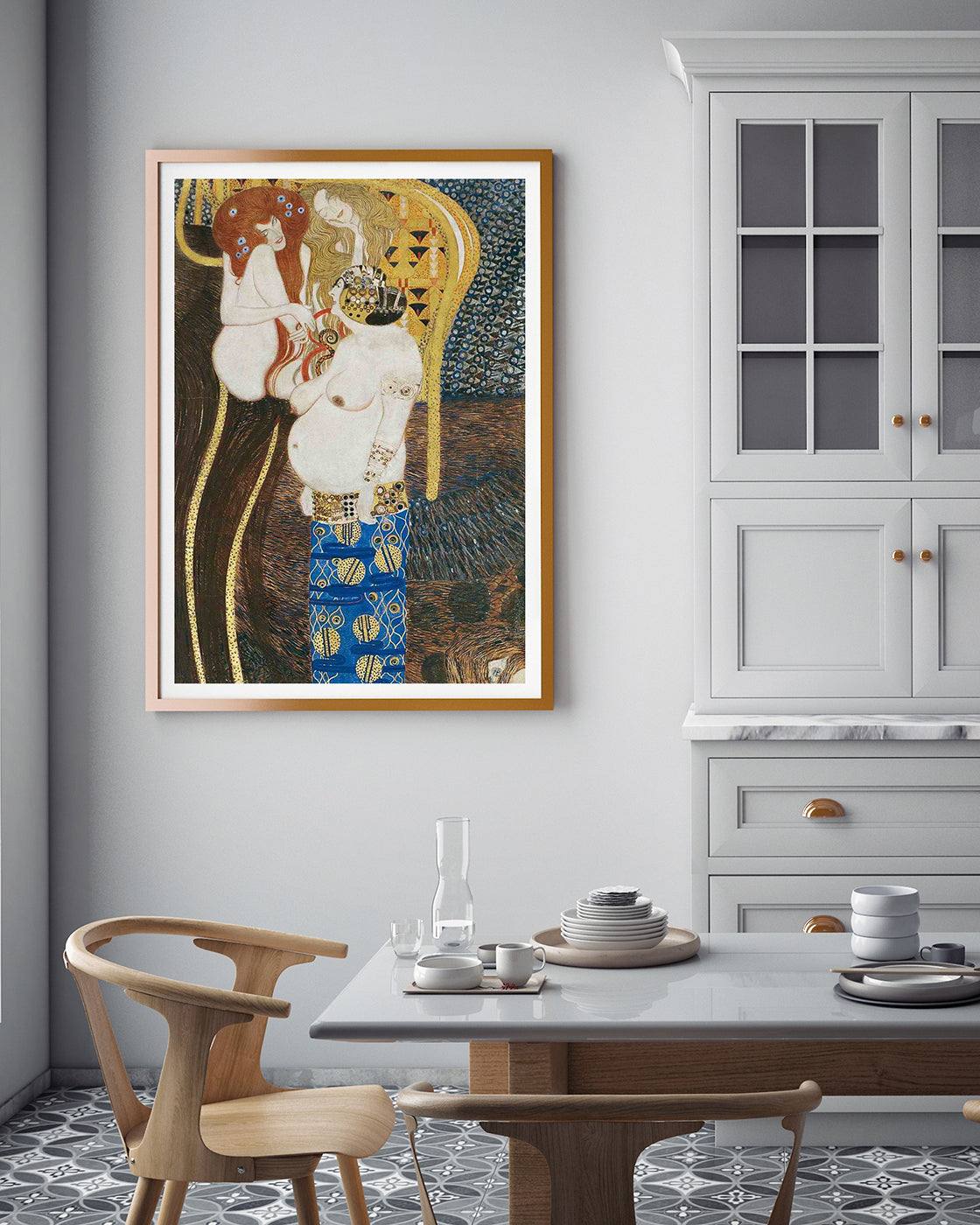 Gustav Klimt - Beethovenfries (rechter Teil) (1901)