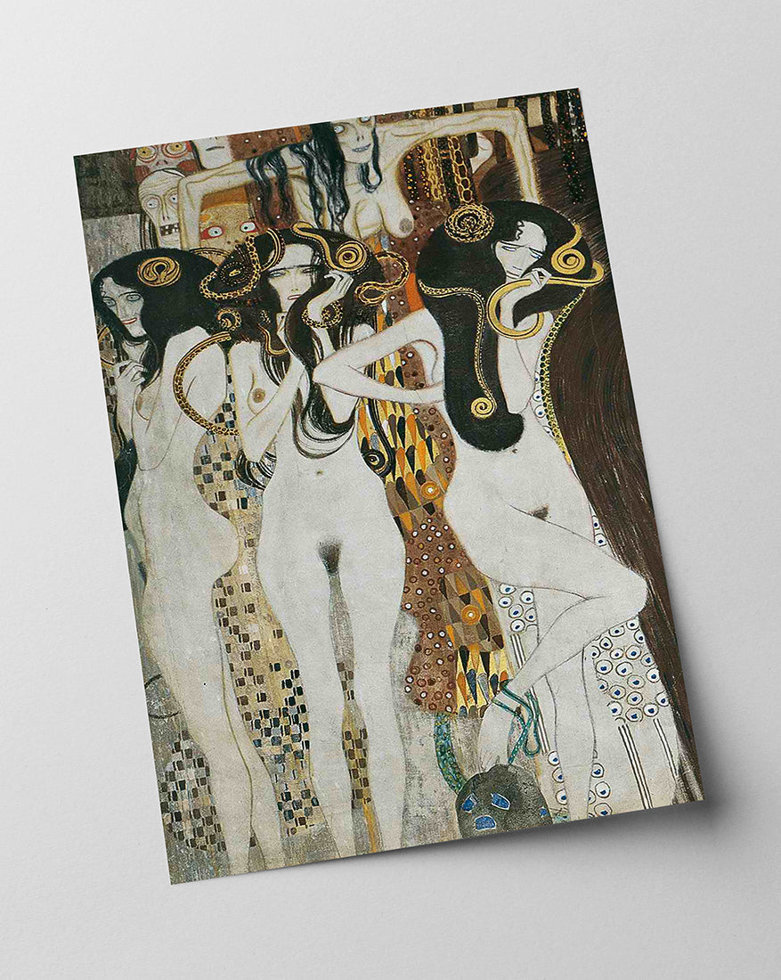 Gustav Klimt - Beethovenfries (linker Teil) (1901)