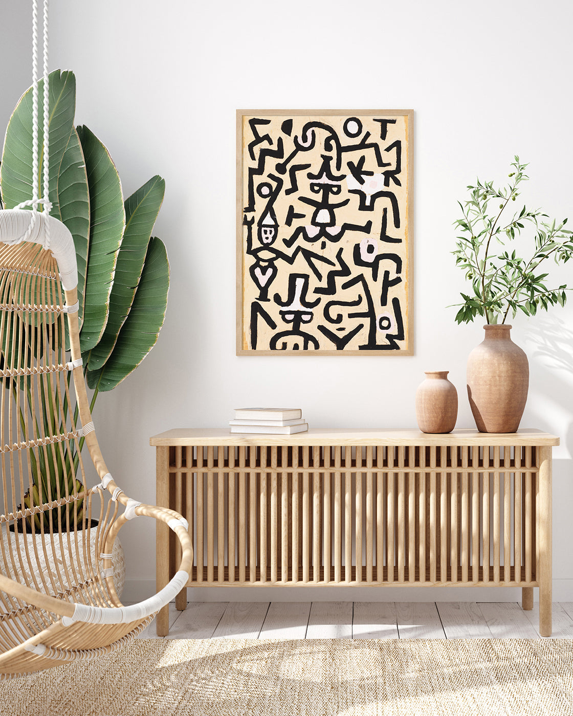 Paul Klee - Das Flugblatt des Komödianten (1938)