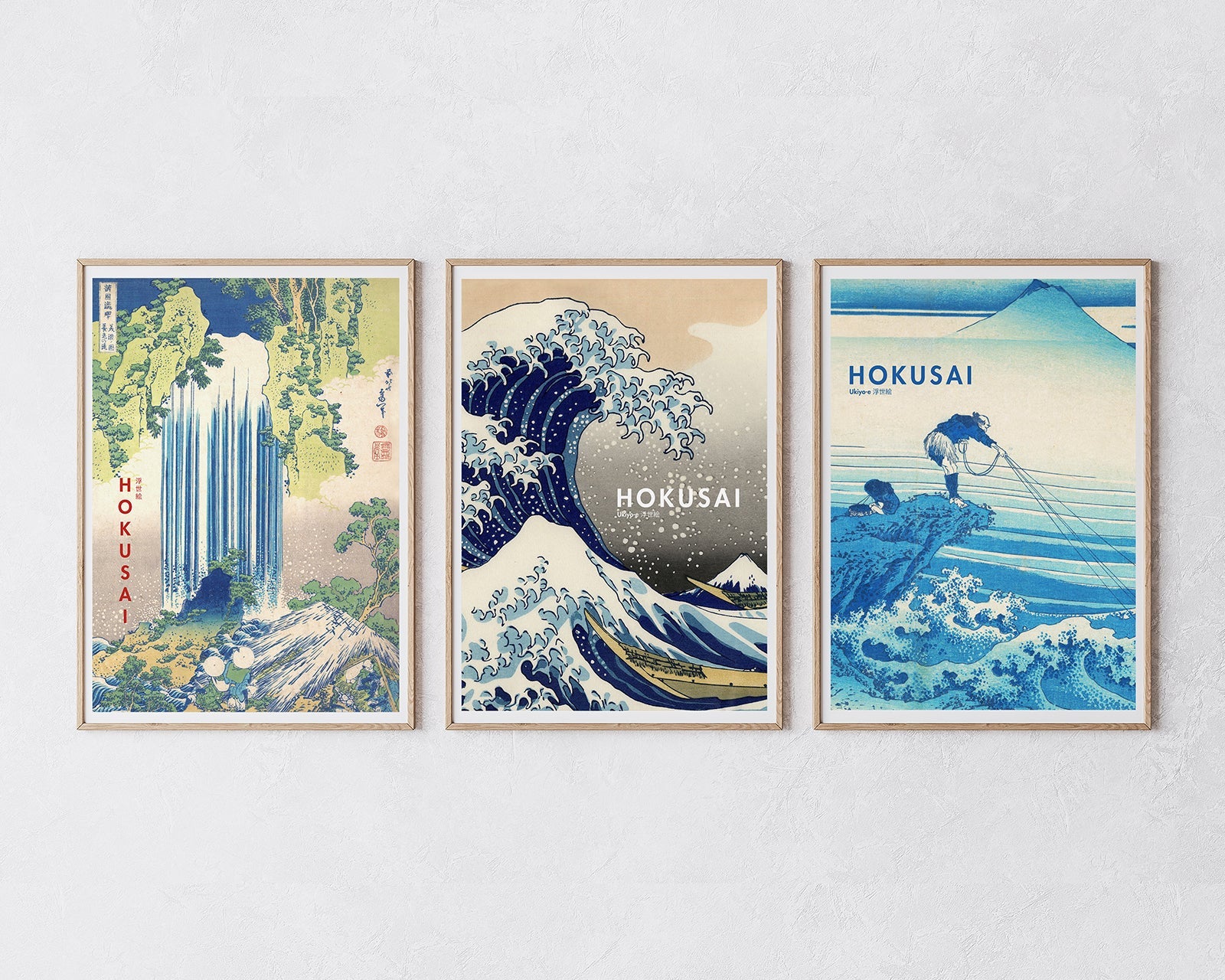 Set aus 3 Postern: "Wasser"