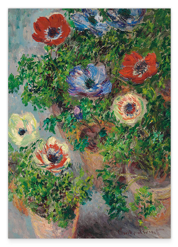 Claude Monet - Anemonen im Topf
