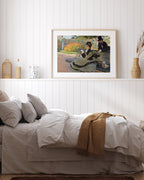 Claude Monet - Camille Monet auf einer Gartenbank (1873)