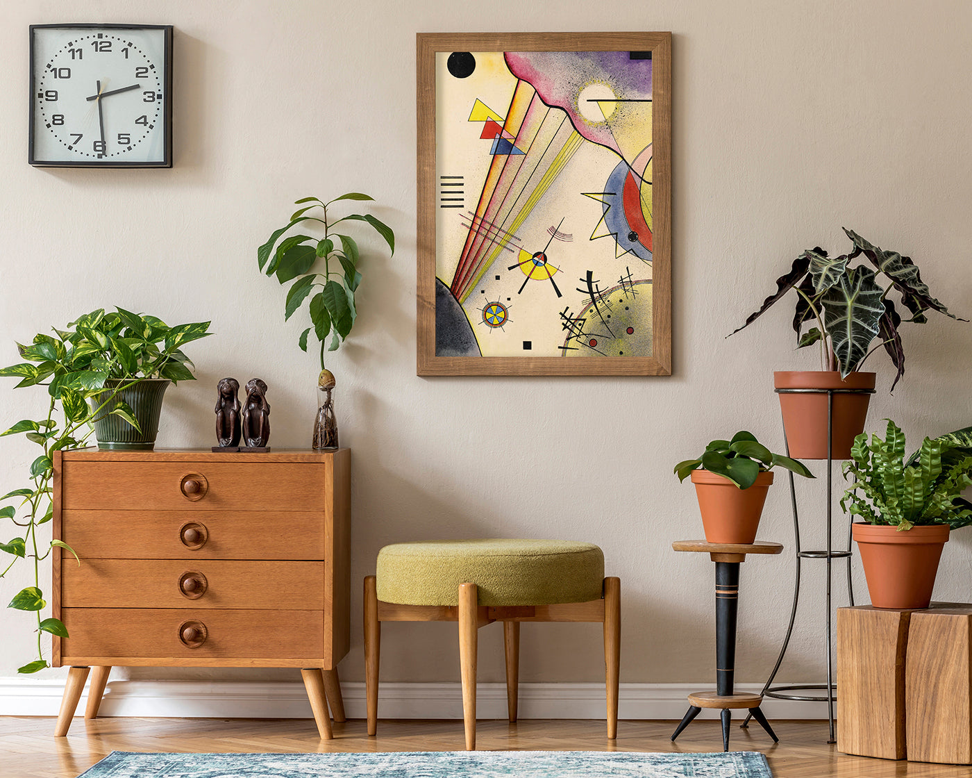 Wassily Kandinsky - Deutliche Verbindung (1925)