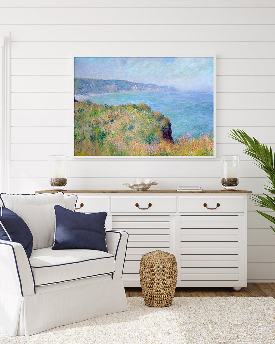 Claude Monet - Klippe bei Pourville