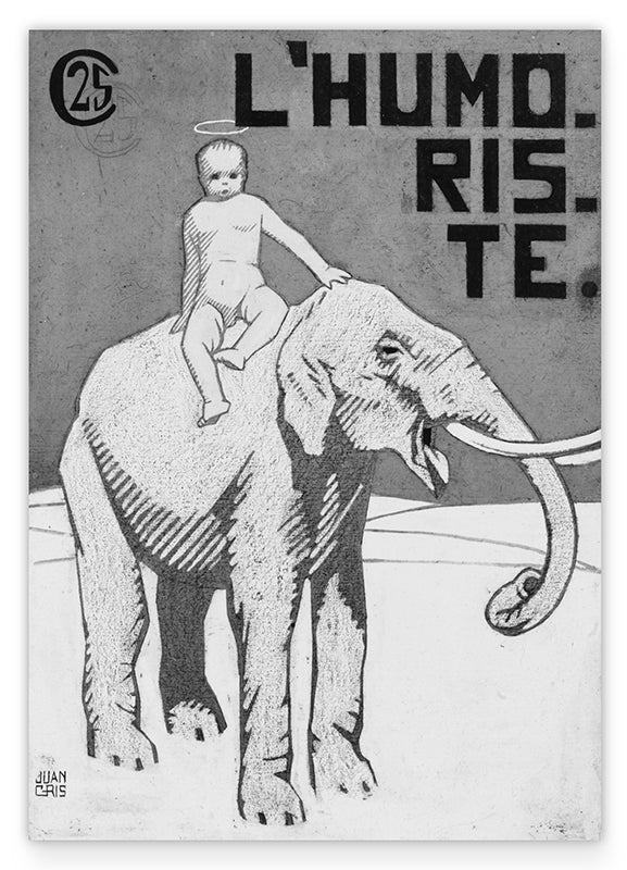 Juan Gris - Sitzender Engel (Cover-Design für "L'Humoriste")