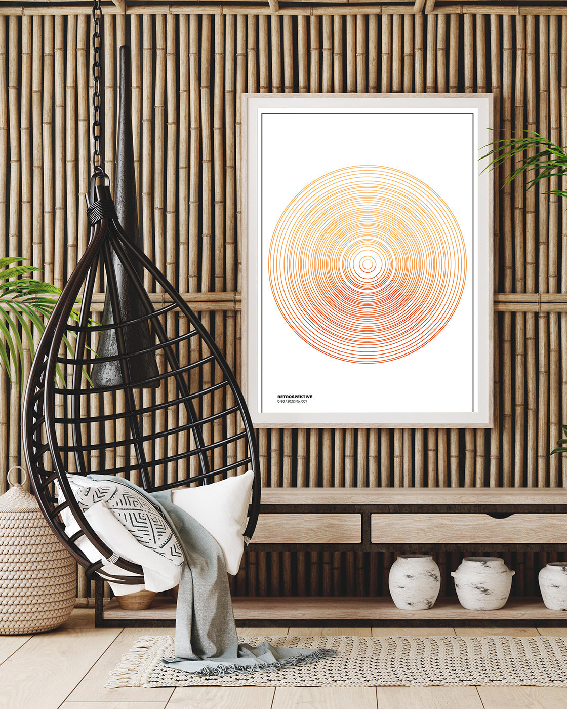 Retrospektive - No. 001 - Kreise in Orange