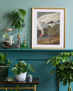 John James Audubon - Storch auf Nahrungssuche