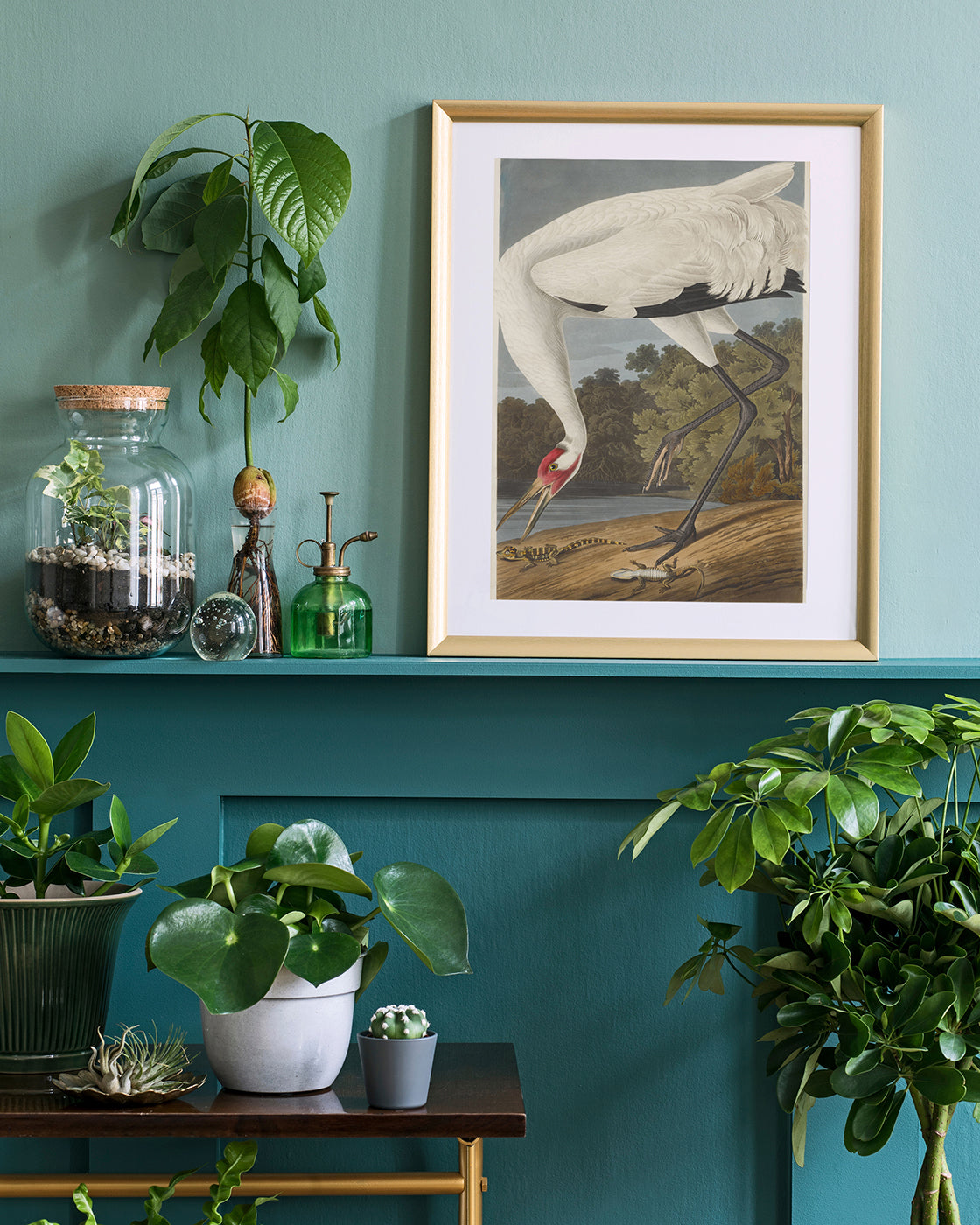 John James Audubon - Storch auf Nahrungssuche