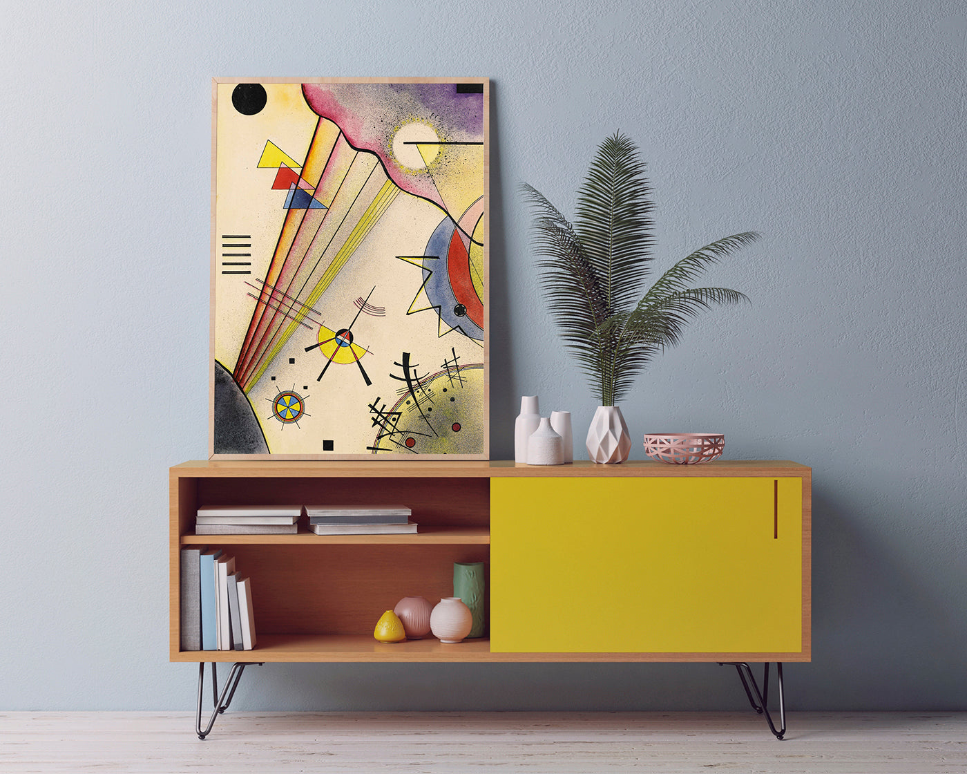 Wassily Kandinsky - Deutliche Verbindung (1925)