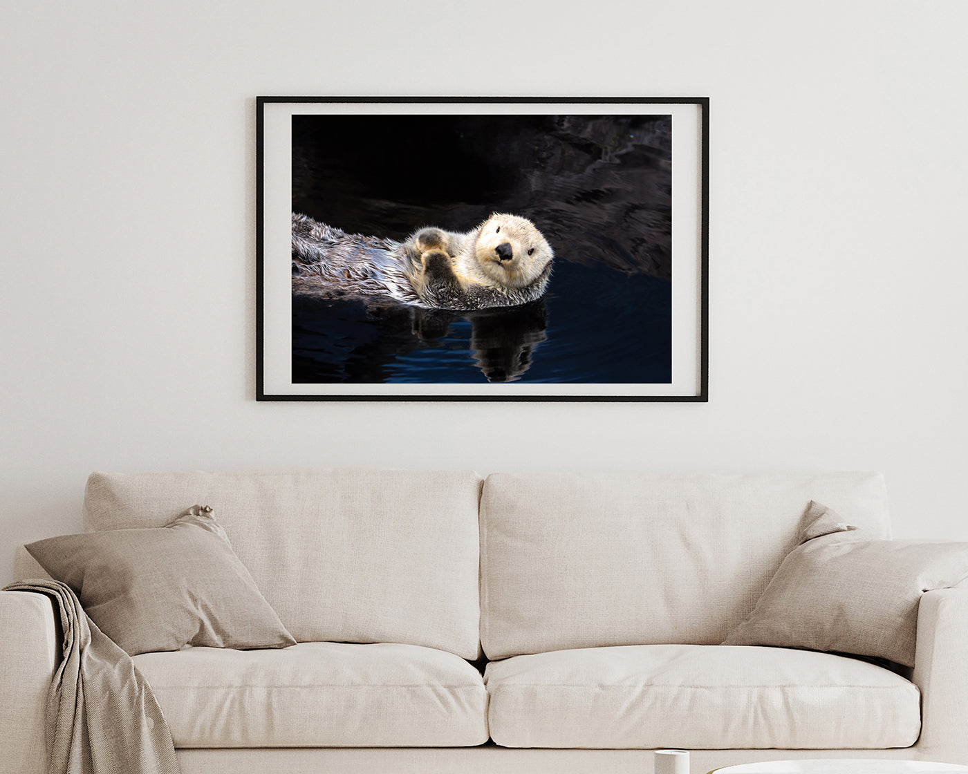 Schwimmender Seeotter