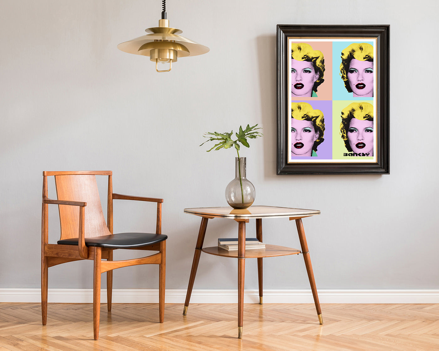 Banksy - Museum-Poster 4 x Kate Moss im Pop-Art Stil von Marilyn Monroe