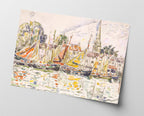 Paul Signac - Le Pouliguen: Fischerboote