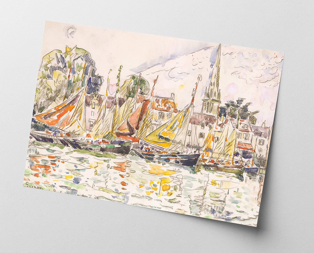 Paul Signac - Le Pouliguen: Fischerboote