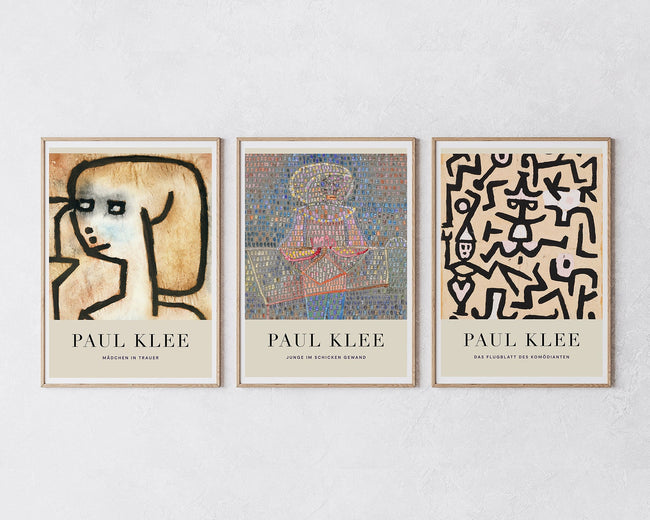 Set aus 3 Postern: "Abstrakte Menschen" Hover Image