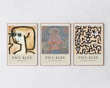 Set aus 3 Postern: "Abstrakte Menschen"