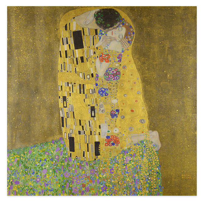 Gustav Klimt - Der Kuss (1907-1908) Hover Image