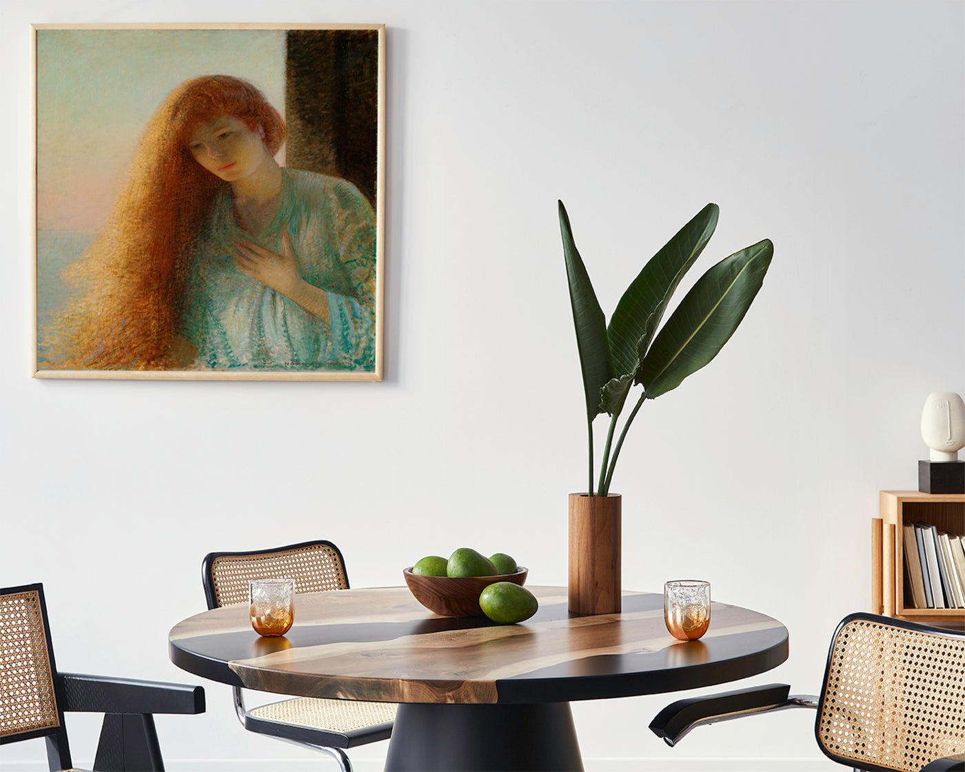 Howard Cushing - Rothaariges Mädchen am Fenster