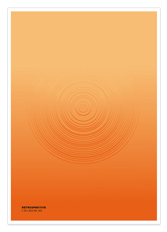 Retrospektive - No. 002 - Kreise in Orange Hover Image