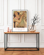 Alfons Mucha - Museum-Poster Bohemian Frau mit Musikinstrument