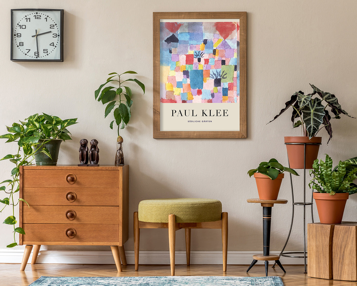 Paul Klee - Museum-Poster Südliche Gärten