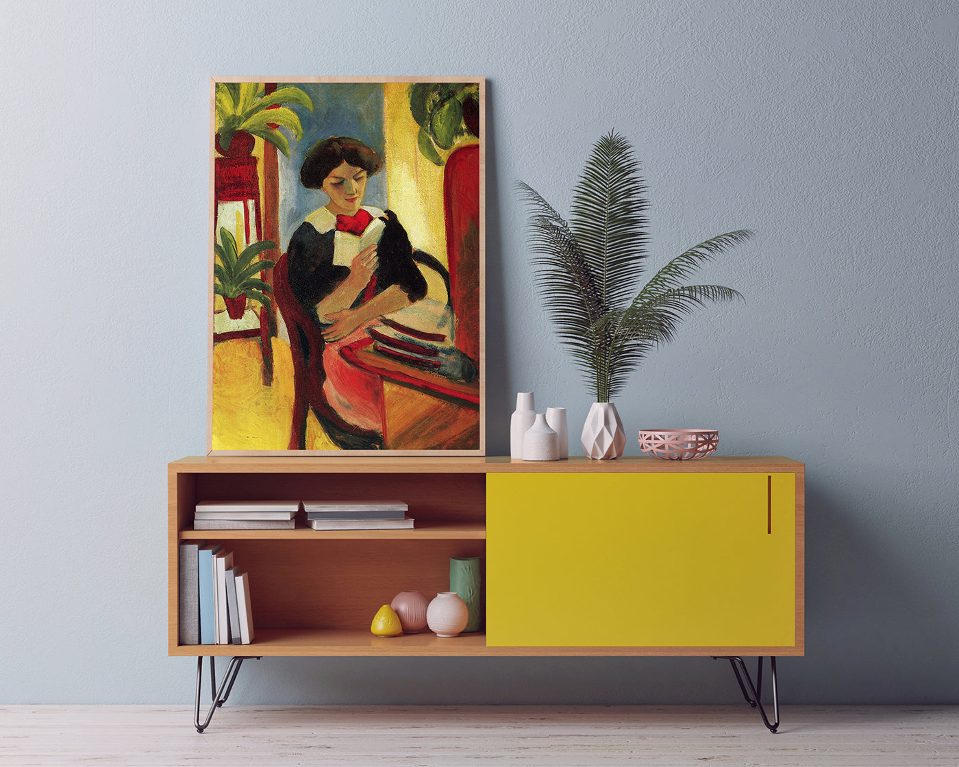 August Macke - Abstrakt Elizabeth Reading