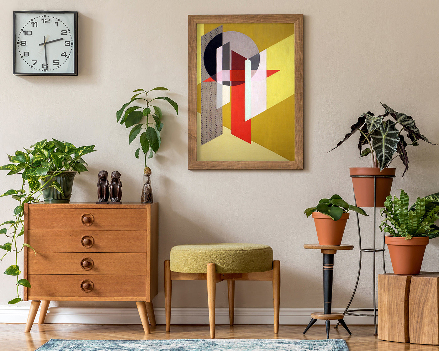 László Moholy Nagy - Abstrakte bunte Formen