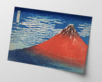 Katsushika Hokusai - Mount Fuji Südwind, klarer Himmel (Gaifū kaisei)
