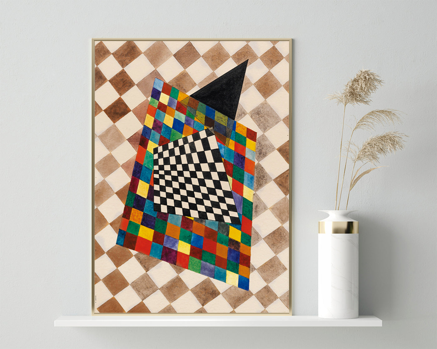 Wassily Kandinsky - Kariertes (1925)