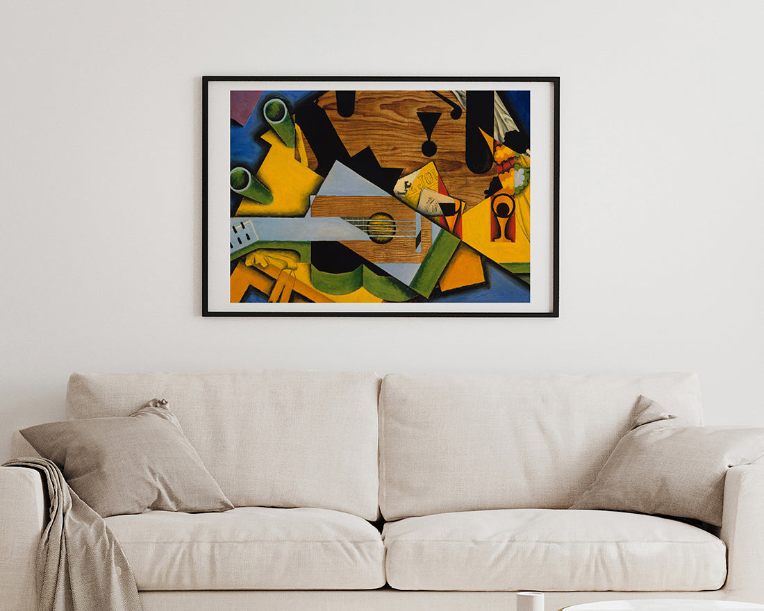 Juan Gris - Stillleben mit einer Gitarre