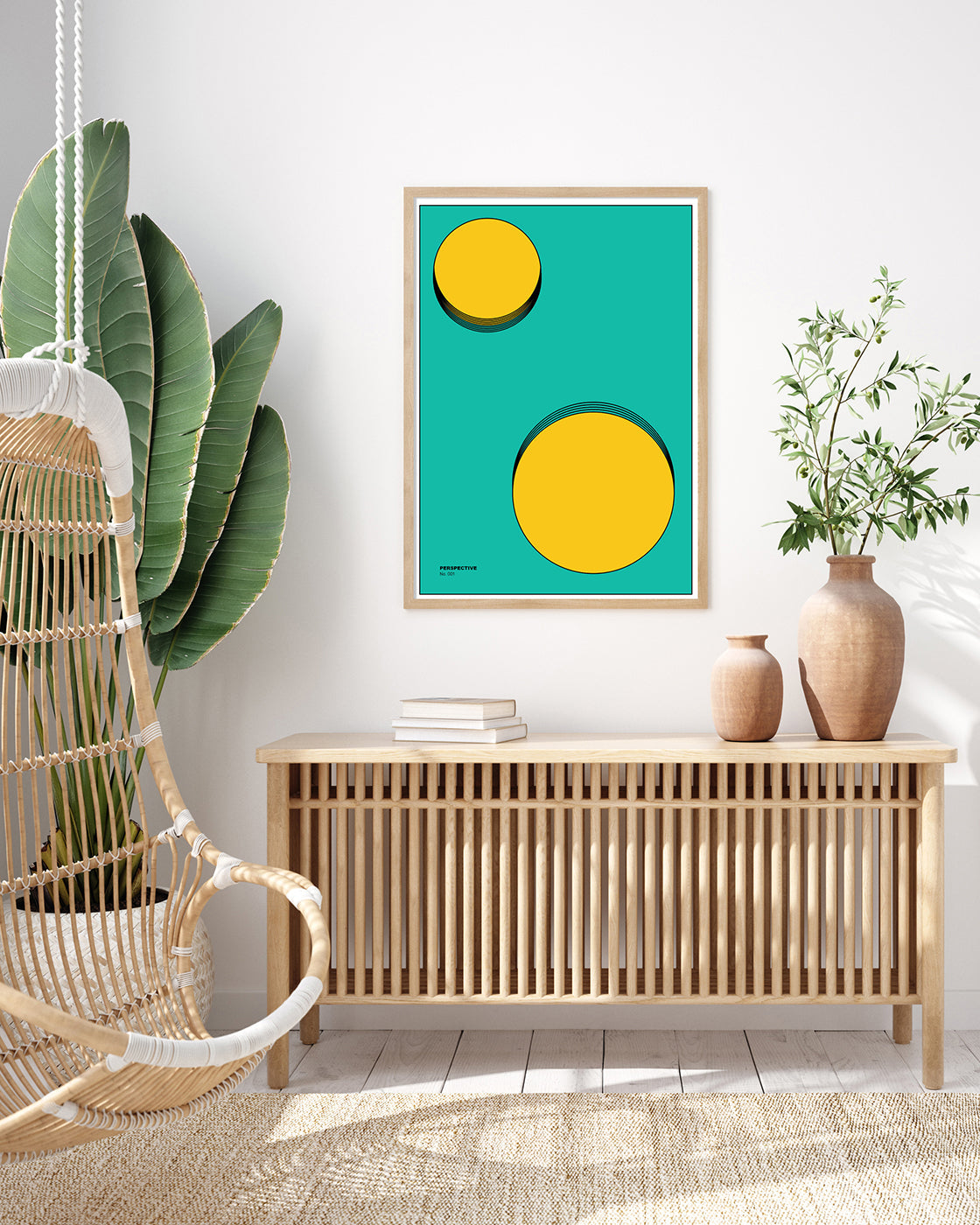 Perspective - No. 001 - Kreise in Orange