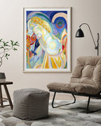 Robert Delaunay - Nakct auf der Toilette